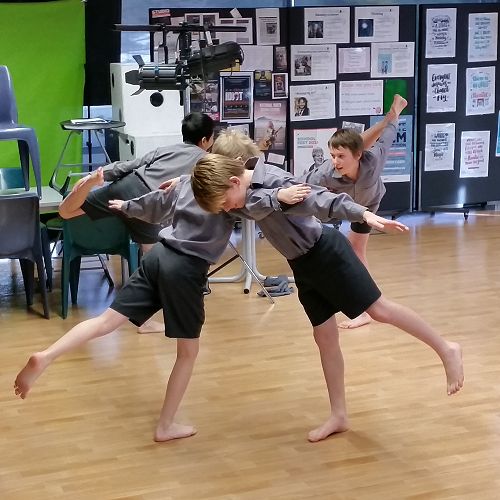 RNZB visit term #2 - with the Year 7 Drama class