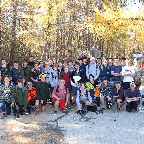 Year 11 Physical Education mountain bike camp Naseby.
