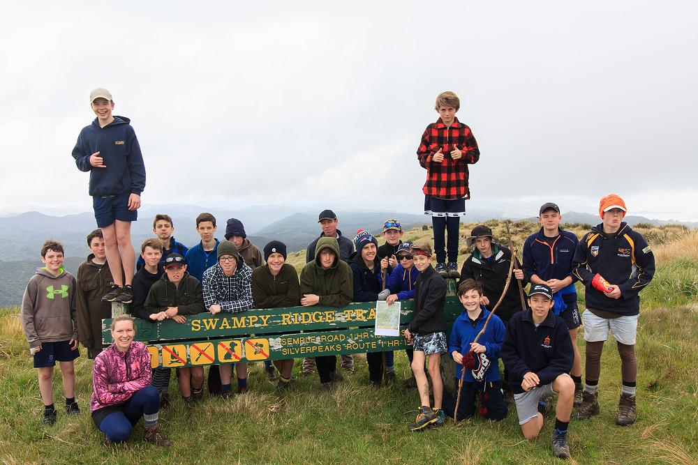 9 RRA take a break on top of Swampy Summit.