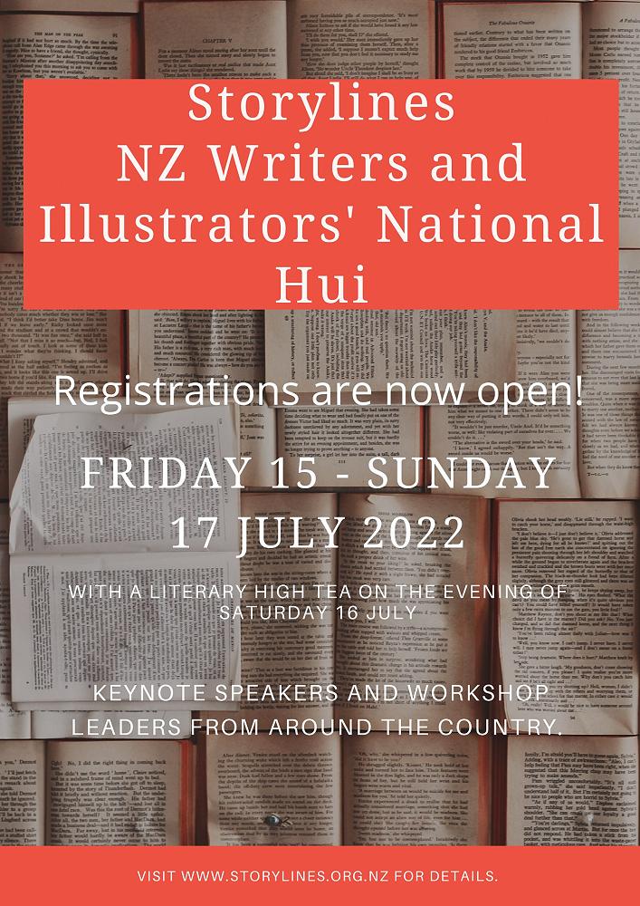 Storylines New Zealand Writers and Illustrators' National Hui 2022.