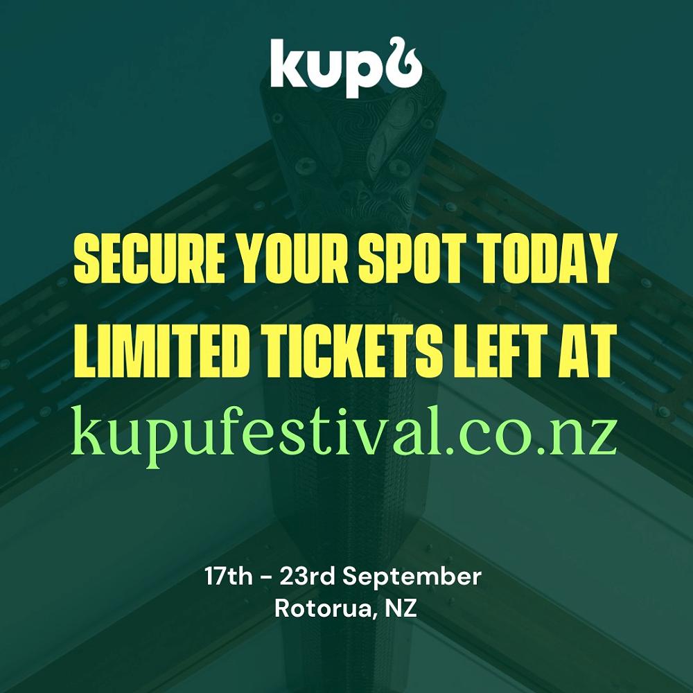 Secure your spot for the KUPU Ngā Ringa Tuhituhi Māori Writers Festival 2023