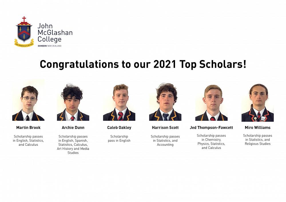 2021 Scholarship results are in!