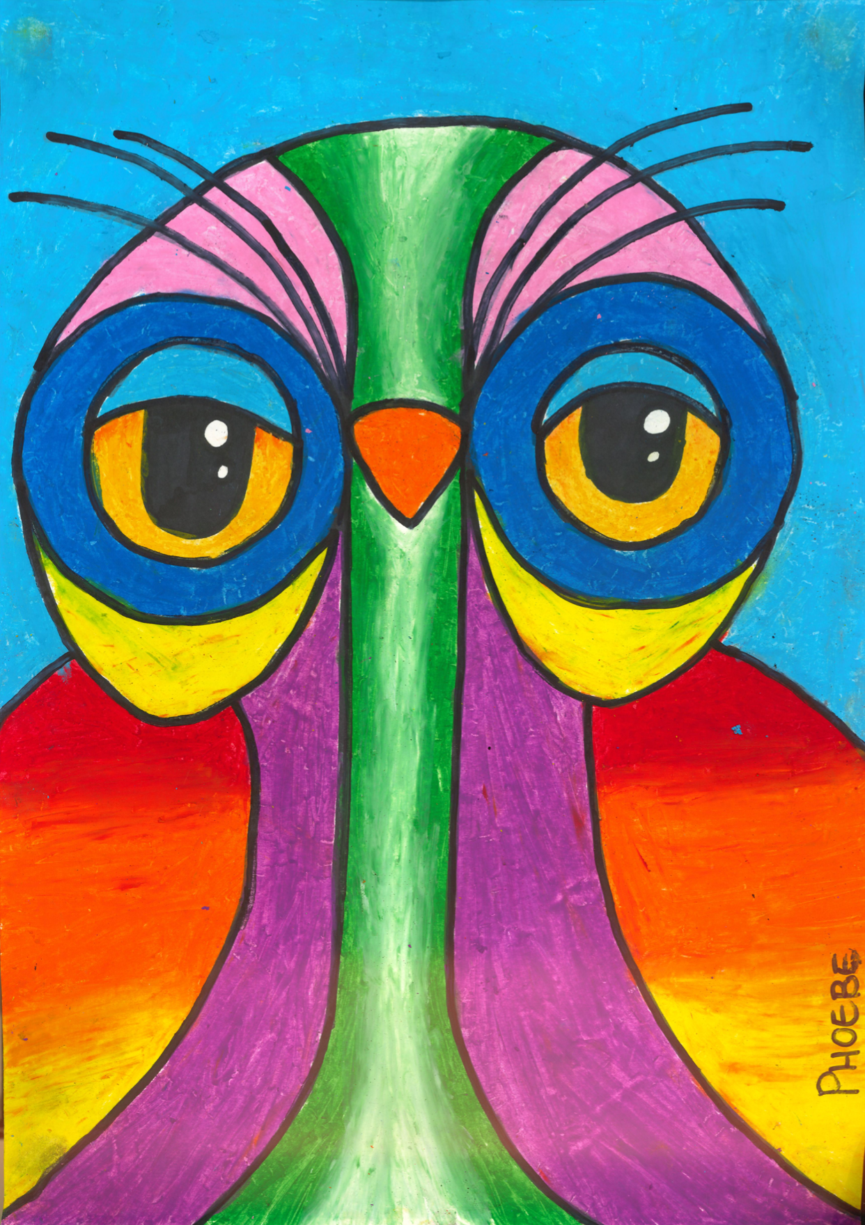 Art - Pastel Owls 