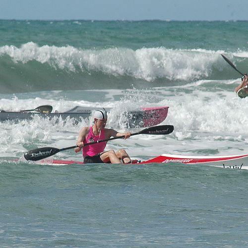 Alex Thompson in Ironman heat at Surf Nationals