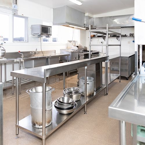 The lodge commercial kitchen