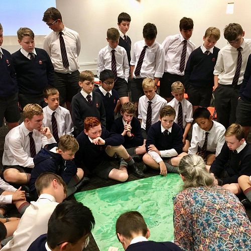 Year 8 learning about the History of Dunedin at Toitu.