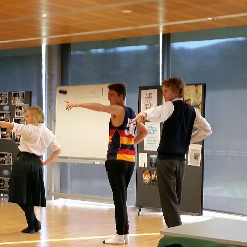 RNZB visit term #2 - with the Year 13 Drama class