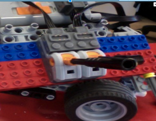 Conner's Lego lever switches to control his car