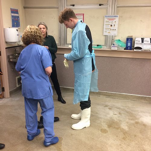 Mortuary visit at Dunedin Hospital