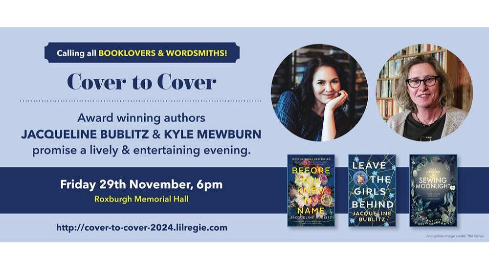 Cover to Cover - an evening with Jacqueline Bublitz and Kyle Mewburn