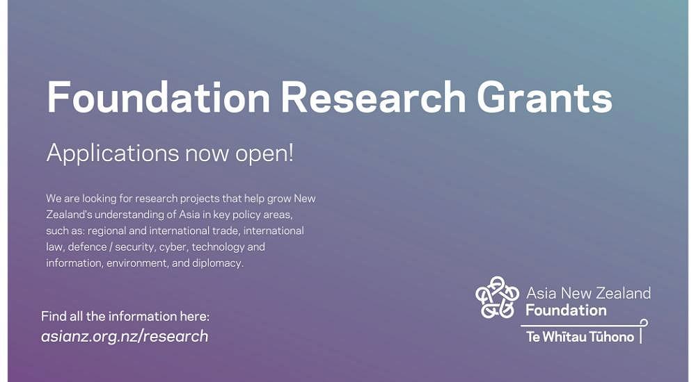 Foundation Research Grants – applications open now!