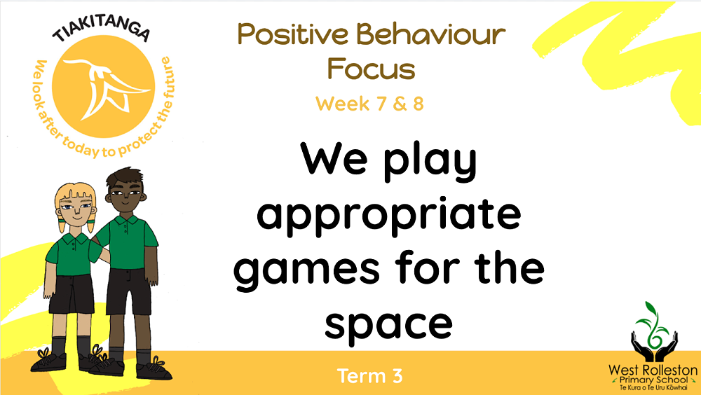 We are a PB4L (Positive Behaviour for Learning) School. — Kāwerongo ...