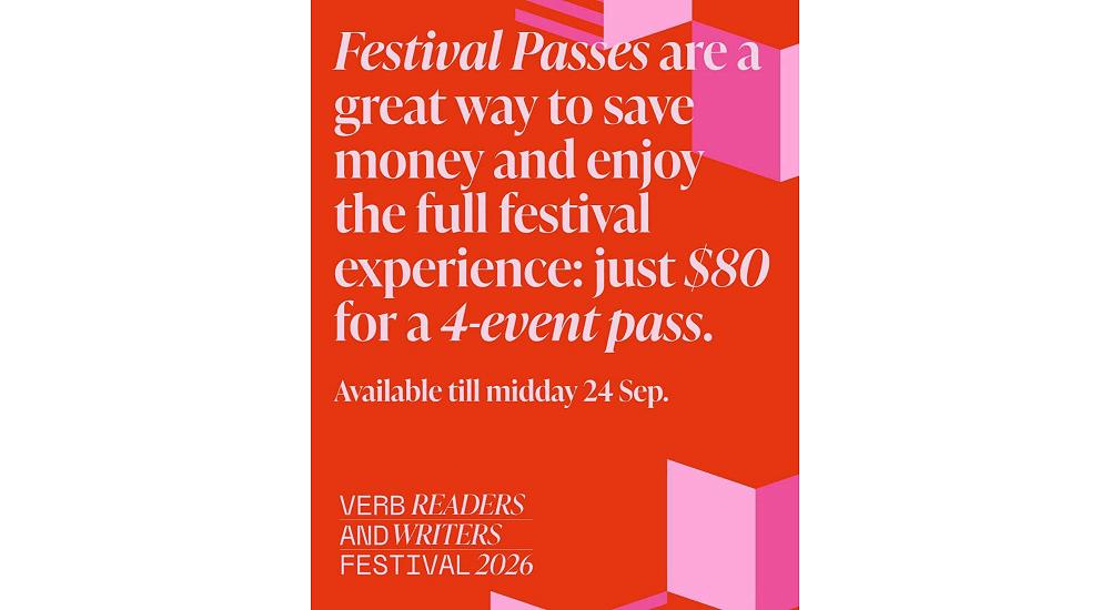 Festival Passes are available until midday Thursday 24 September!