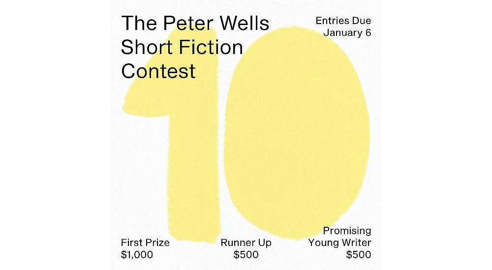 The Peter Wells Short Fiction Contest 2025
