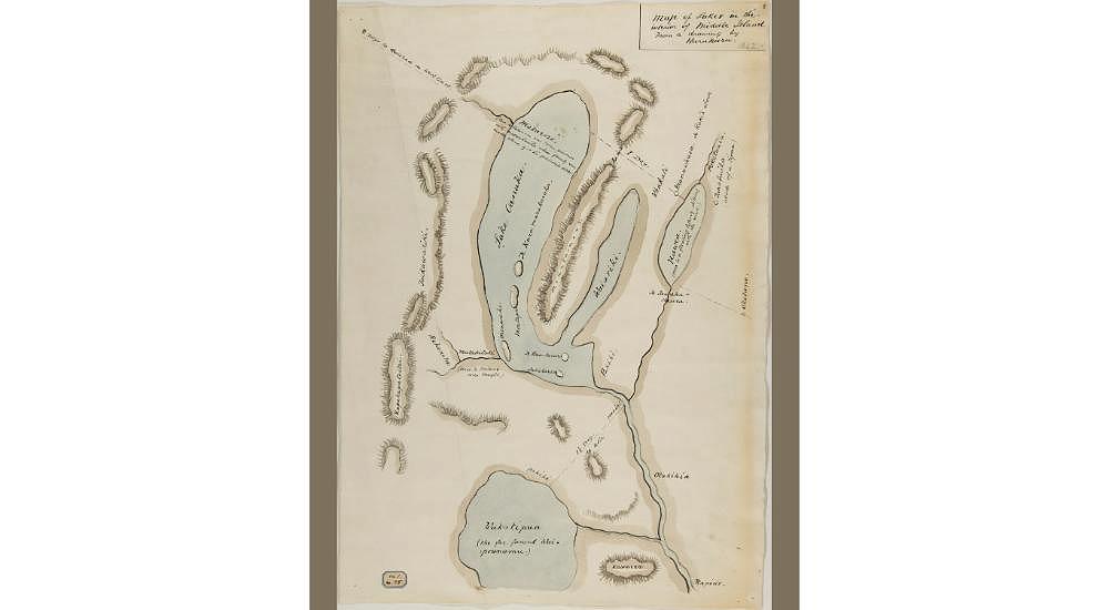 On this day in 1844 the Ngāi Tahu rangatira Te Huruhuru drew the first map of Wānaka, Hāwea and Whakatipu Waimāori