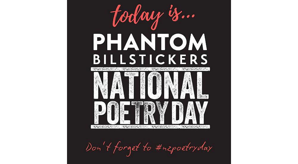 Happy Phantom Billstickers National Poetry Day!