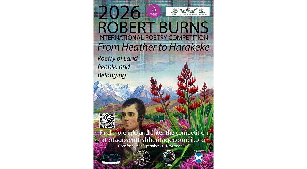 Entries for the 2026 Robert Burns International Poetry Competition are open!