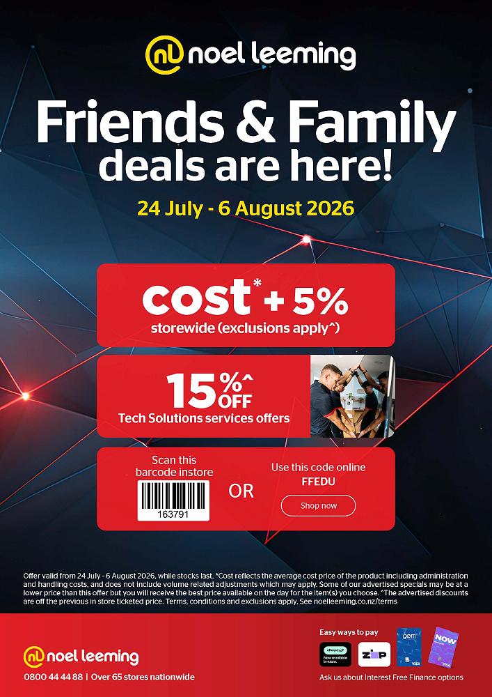 Noel Leeming Friends and Family Offer