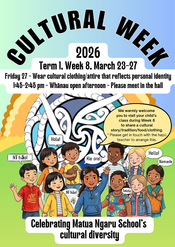 Cultural Week — Newsletter Week 8, Week 1