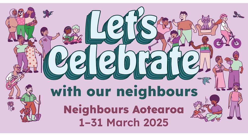 Let's Celebrate is the theme for Neighbours Aotearoa 2025