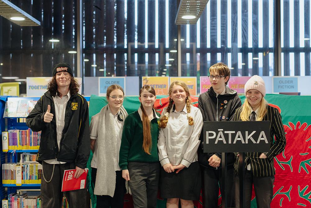 Mana College writing group hosted by Pataka library.
