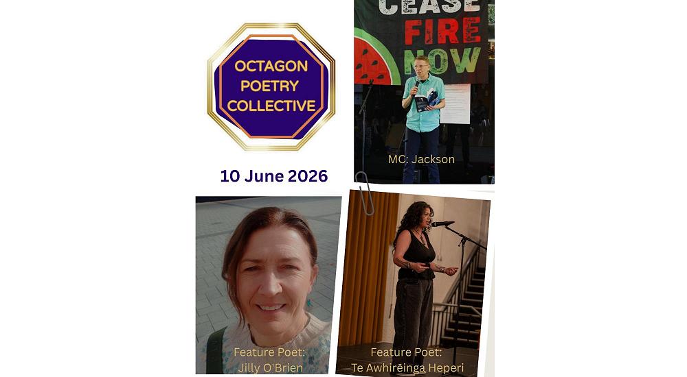 Poetry Night in Dunedin - 10 June 2026