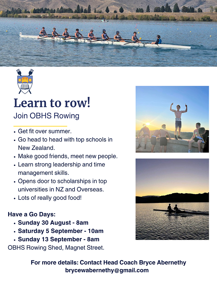 Join OBHS Rowing