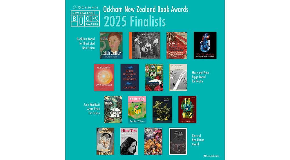 2025 Ockham New Zealand Book Awards - shortlist announced