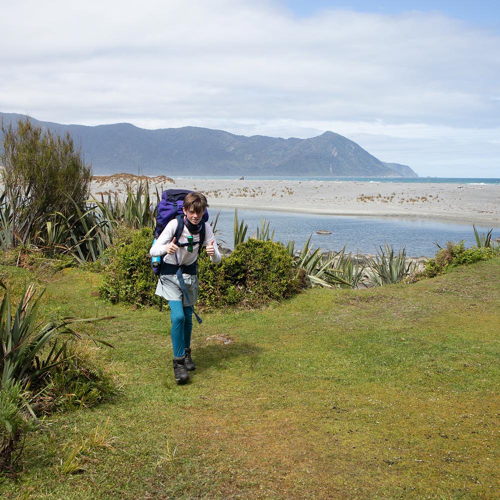 Ethan Barnett stoked to reach our destination