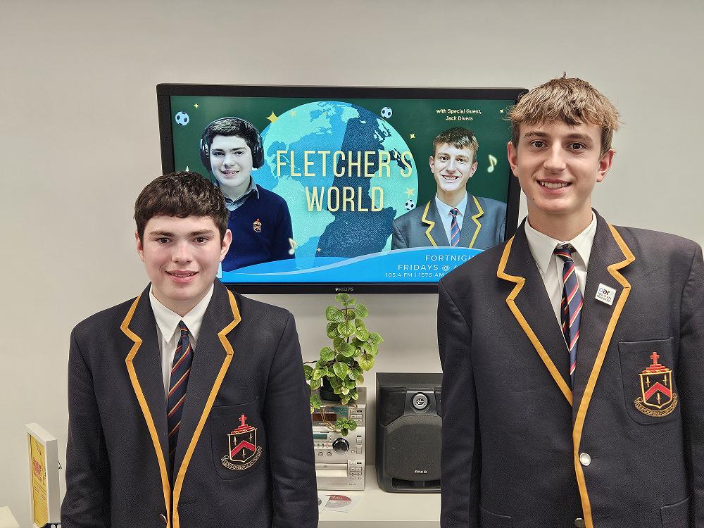 Fletcher & Jack's visit to Otago Access Radio