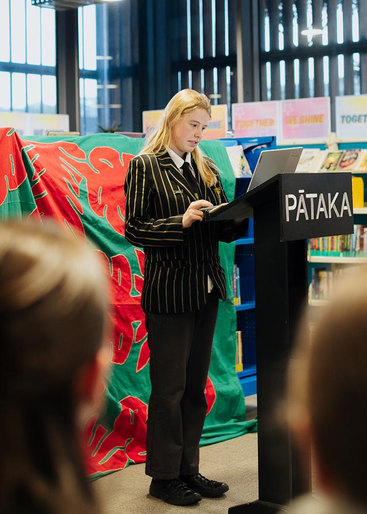Mana College writing group hosted by Pataka library.