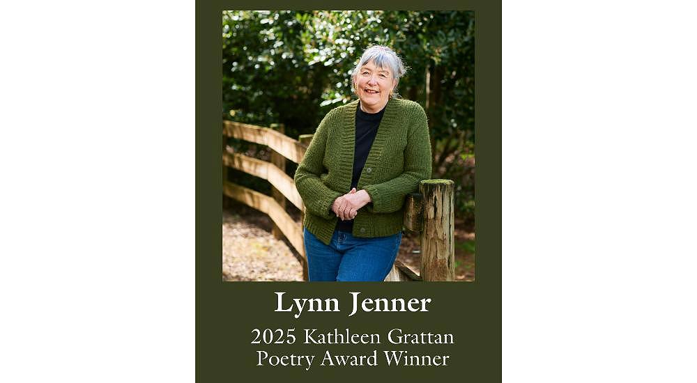Lynn Jenner wins 2025 Kathleen Grattan Poetry Award