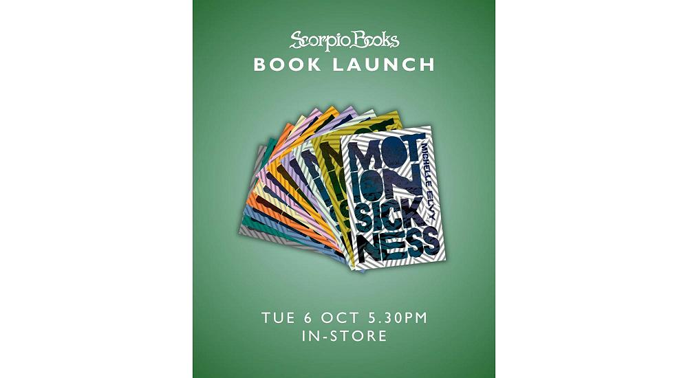 Book Launch: 'Motion Sickness' by Michelle Elvy (At the Bay | I te Kokoru)