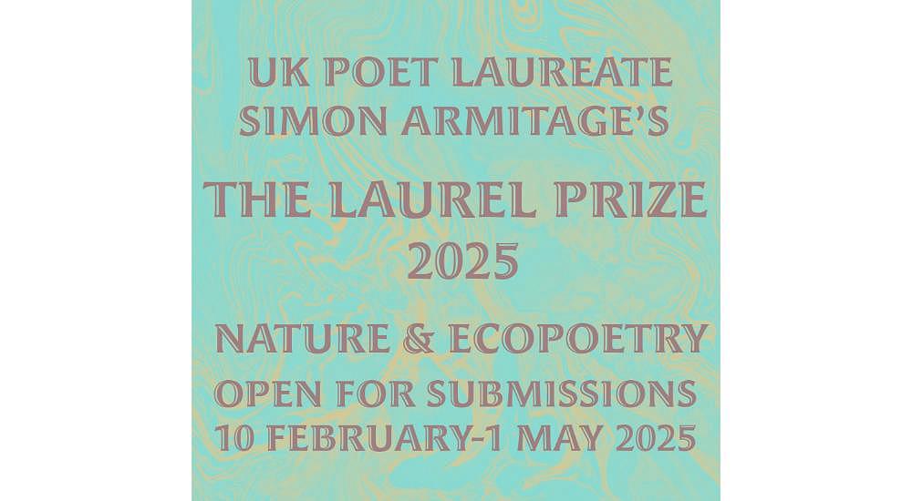 The Laurel Prize 2025 is open for submissions for collections published 1 June 2024 – 1 May 2025