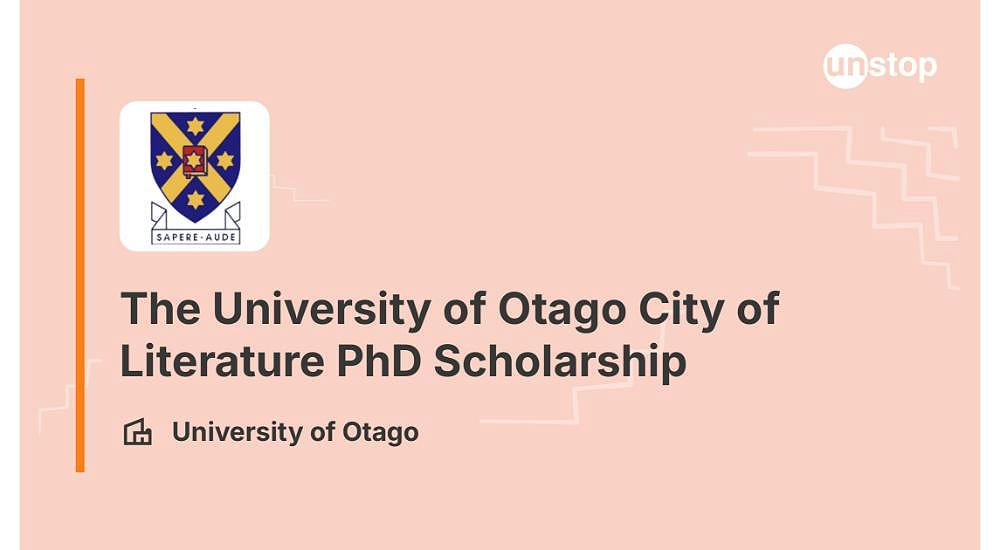Applications are invited for the 2025 University of Otago City of Literature PhD Scholarship