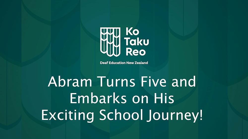 Video: Abram Turns Five and Embarks on His Exciting School Journey!