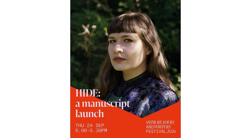 Rebecca Hawkes launching 'HIDE' at Verb!