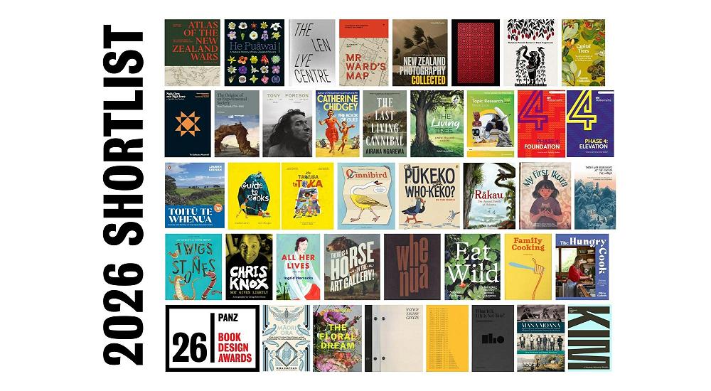 Shortlist celebrates the most beautifully designed books in Aotearoa