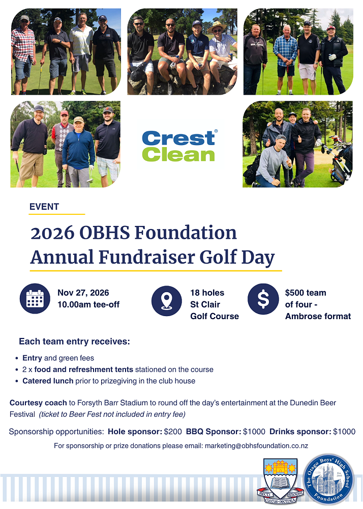 Crest Clean OBHS Foundation Golf Day