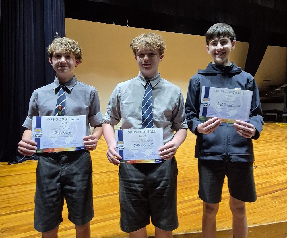 OBHS Football Prizegiving 2026