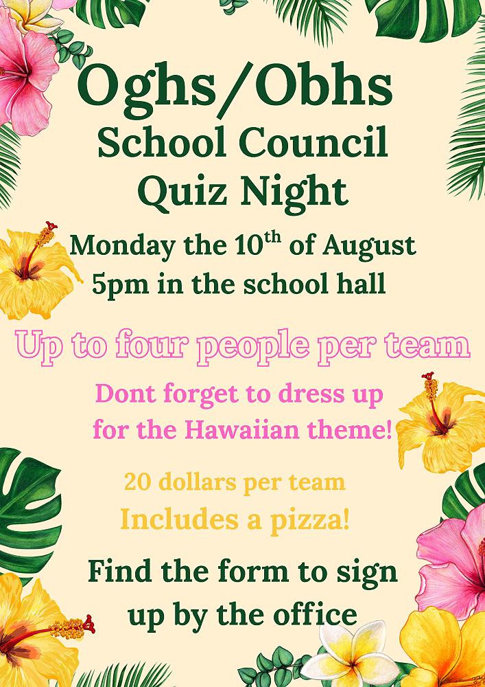 OBHS–OGHS Quiz Night
