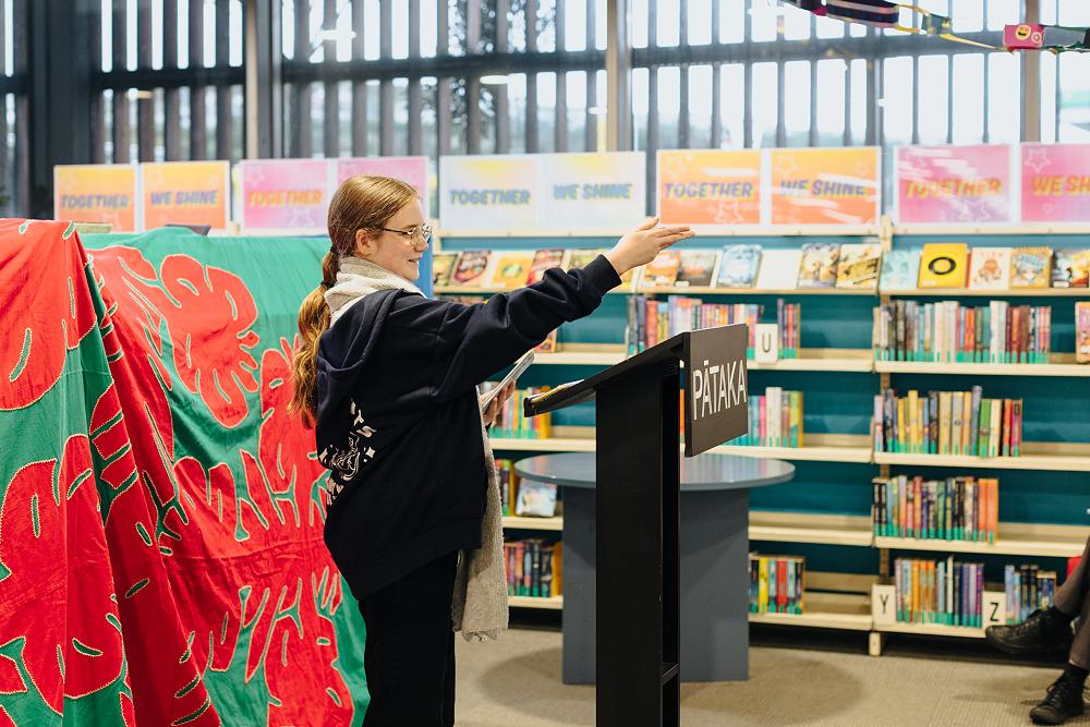 Mana College writing group hosted by Pataka library.