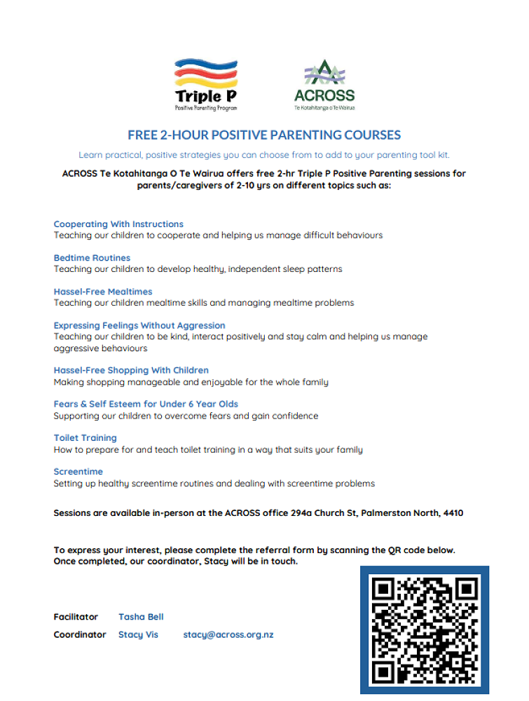 Triple P Courses — Newsletter Term 3 Week 4
