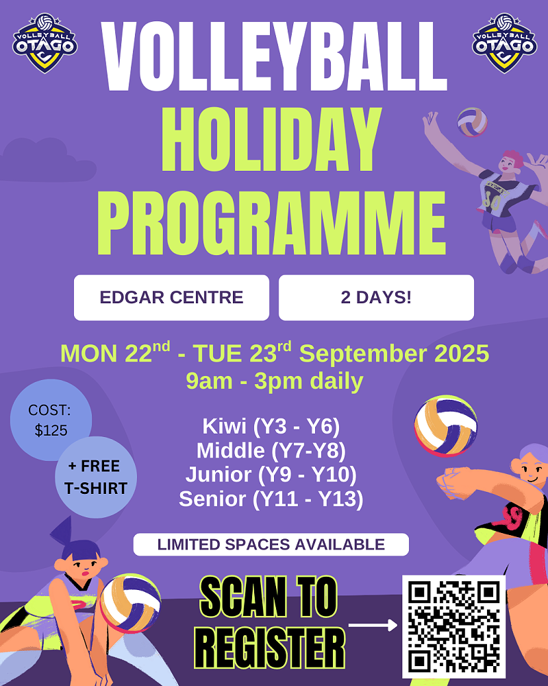 Volleyball - Holiday Programme — Term 3 Week 10 Newsletter