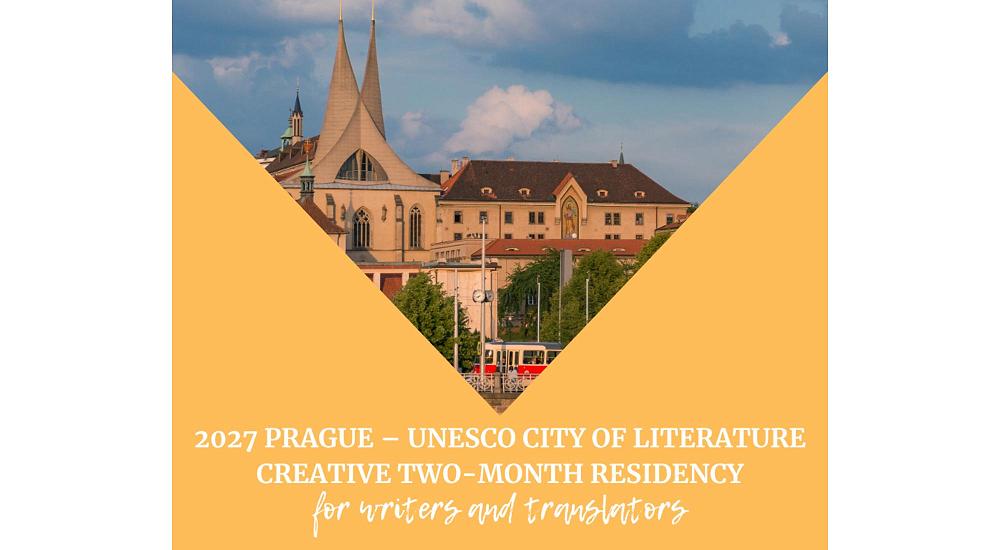 Call for applications for the Prague – UNESCO City of Literature 2027 creative two-month residency program