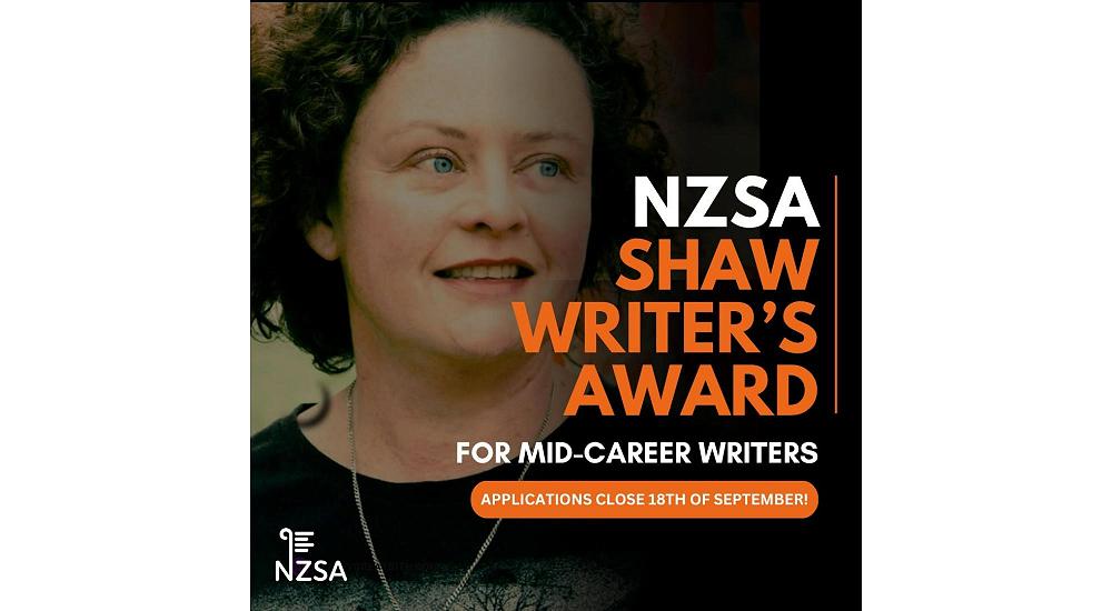 NZSA Shaw Writer's Award is now OPEN!