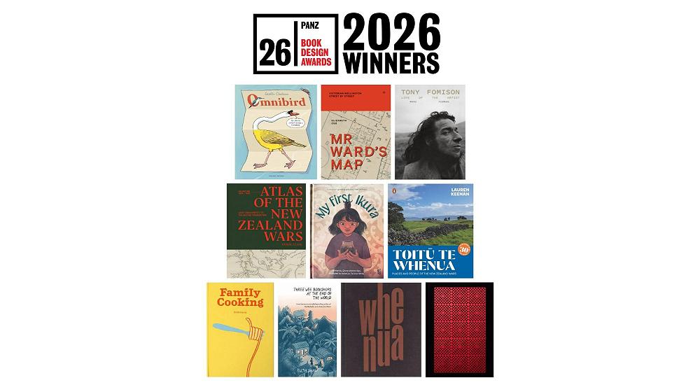 2026 PANZ Book Design Awards winners