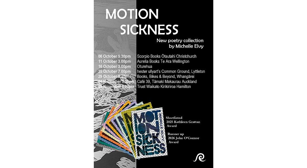 'Motion Sickness' - launch events around Aotearoa
