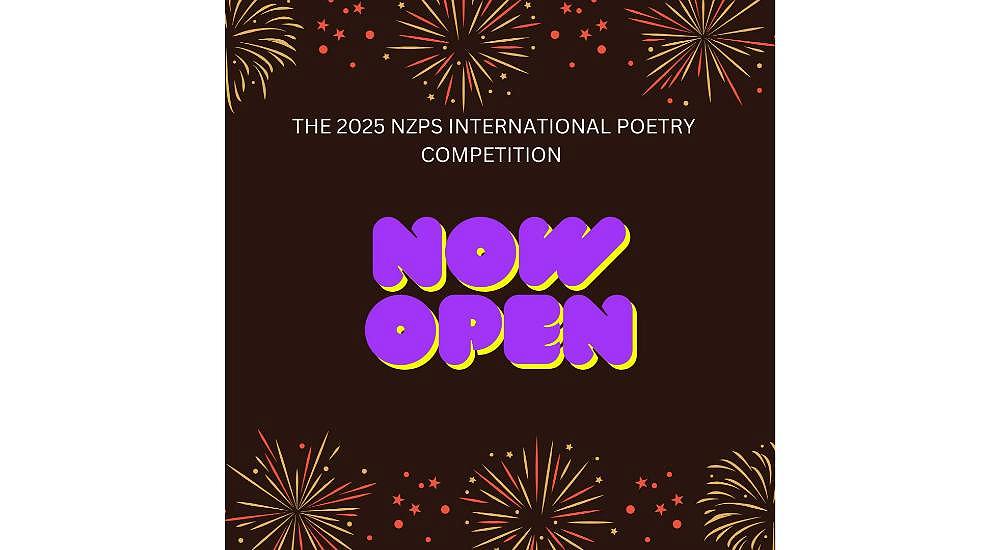 Enter the 2025 NZPS International Poetry Competition