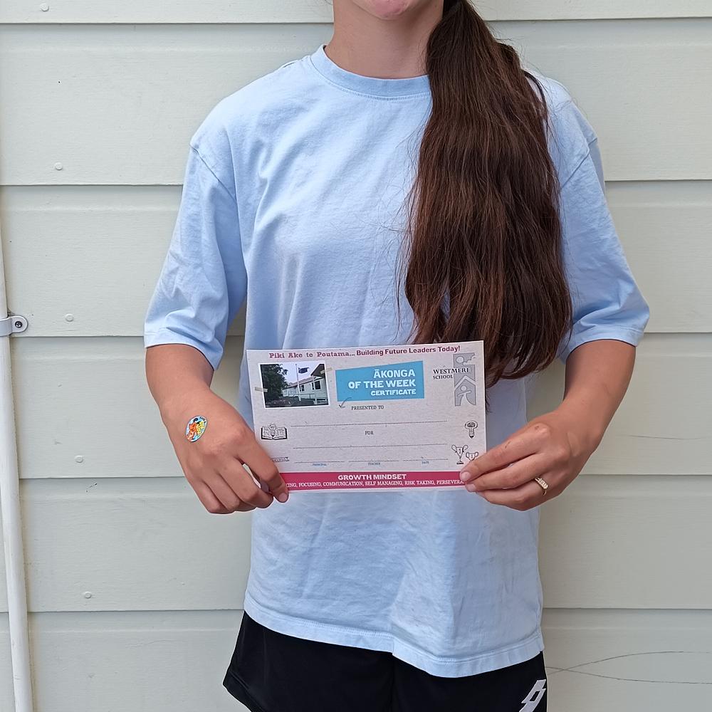 Student of the Week — 2025 - Newsletter 19 (and last)